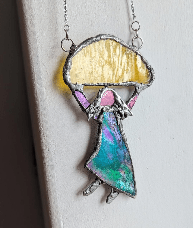 Moon child suncatcher ornament gift 
