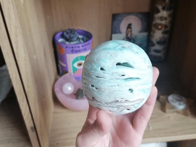 Crystal healing, pink amethyst cat, seraphinite sphere, chalcedony, goethita, aragonite gift