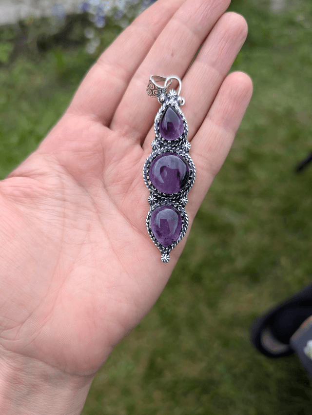 Amethyst necklace 