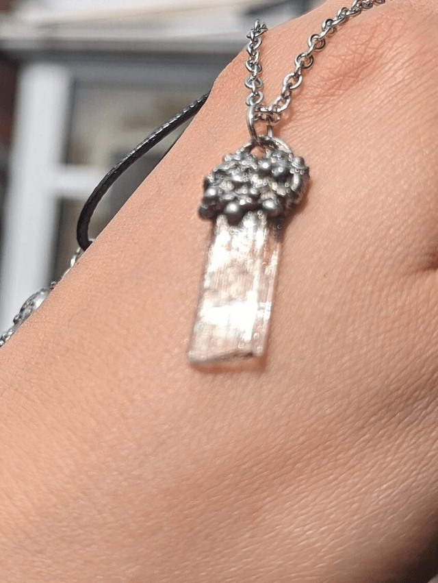 Csarite Diaspore, Rarest crystal, turkish diaspore specimen ,  boho jewelry, statement, soldered