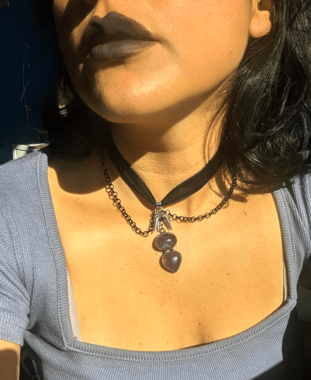 Chocker amethyst necklace 
