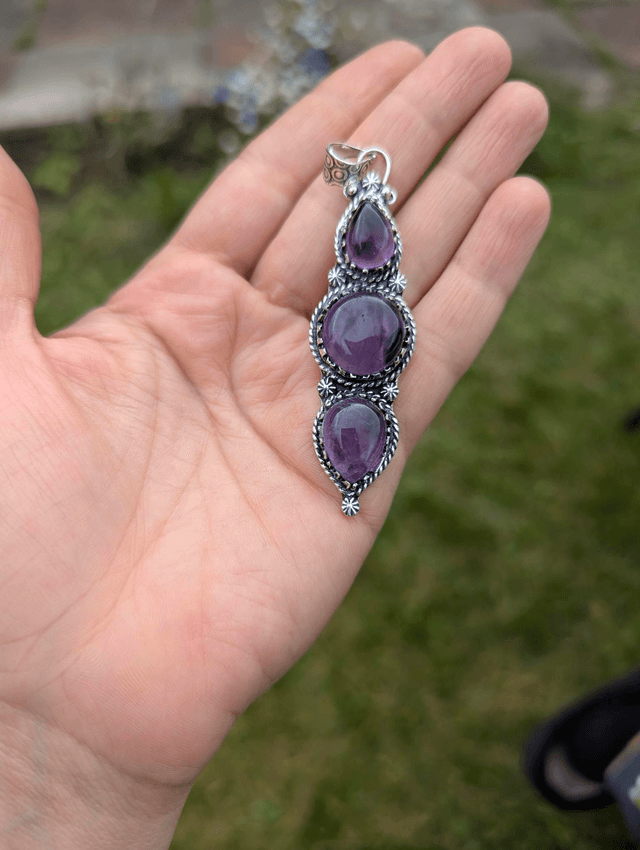 Amethyst necklace 