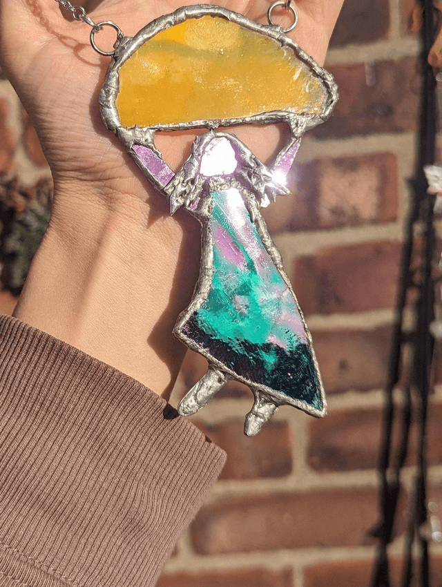 Moon child suncatcher ornament gift 
