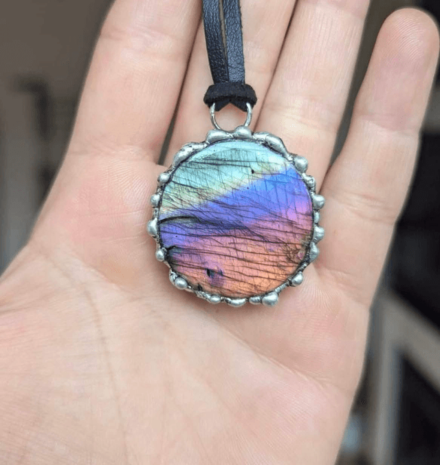 Labradorite necklace 
