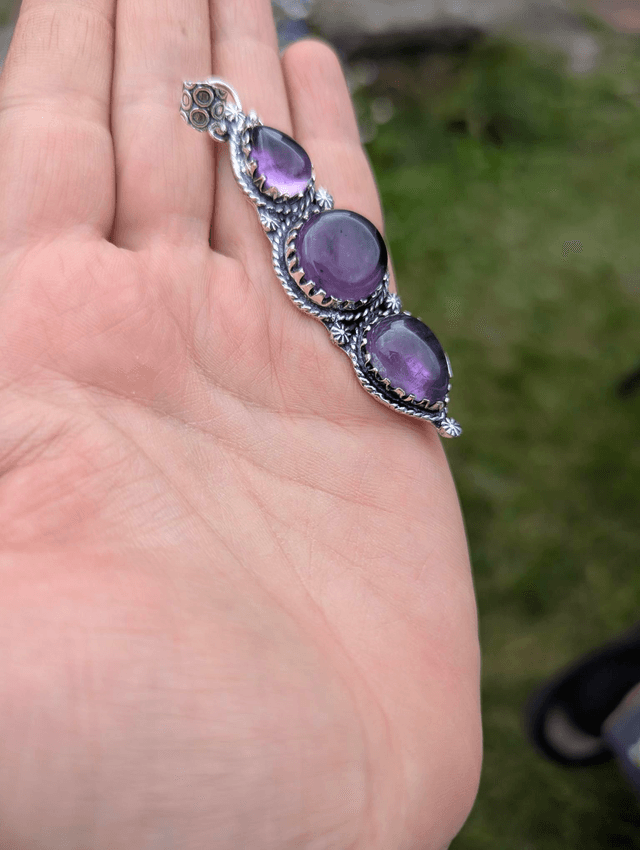 Amethyst necklace 