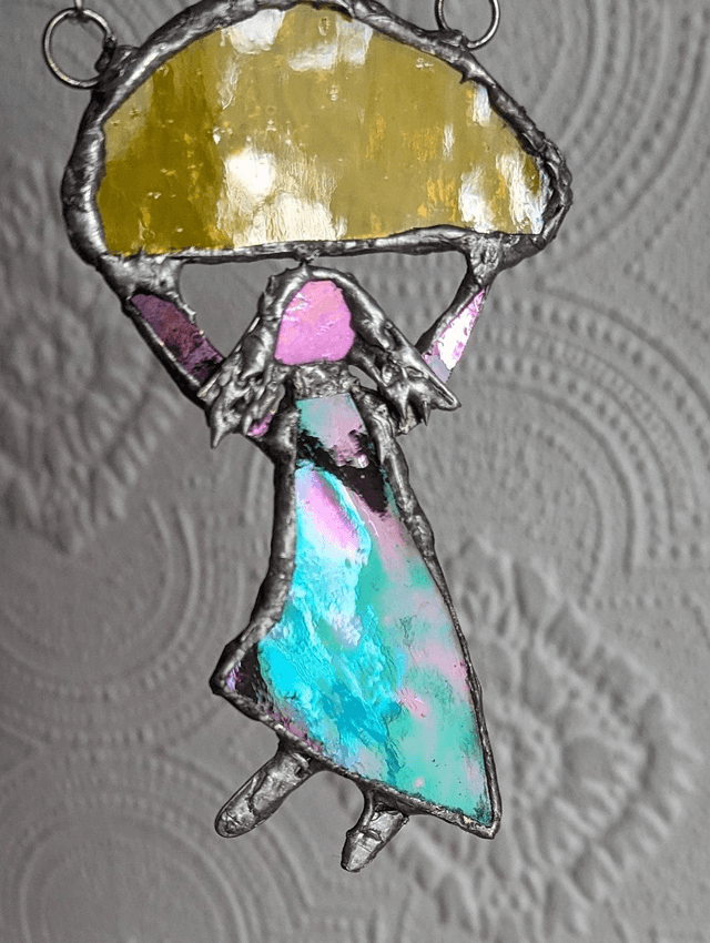 Moon child suncatcher ornament gift 